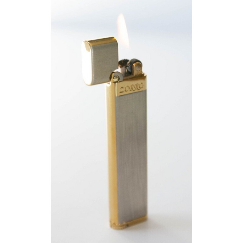 ZORRO THIN VINTAGE CLASSIC STYLE LIGHTER Trench Retro Fuel Saving