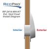 RecPro Trailer Exterior Vent Cowl | Driver's Side Front |