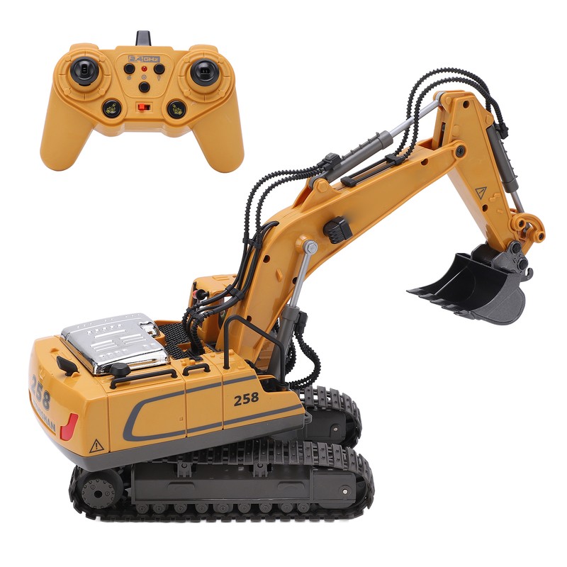 1/20 Excavator Rotate 680 Degrees 11 Channel Crawler Excavator Competition