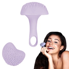 Silicone Freckle Stamp, Portable Waterproof Faux Freckles Applicator, Natural Freckles Makeup Tool for Women (Purple)