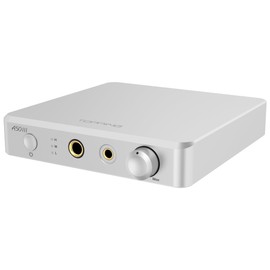 TOPPING A50 III Headphone Amplifier - High-Performance NFCA Modules, Powerful 3500mW x 2 Output, 6.35mm Single-Ended & 4.4mm Balanced Jacks, RCA/TRS Inputs, 3 Gain Settings(Silver)