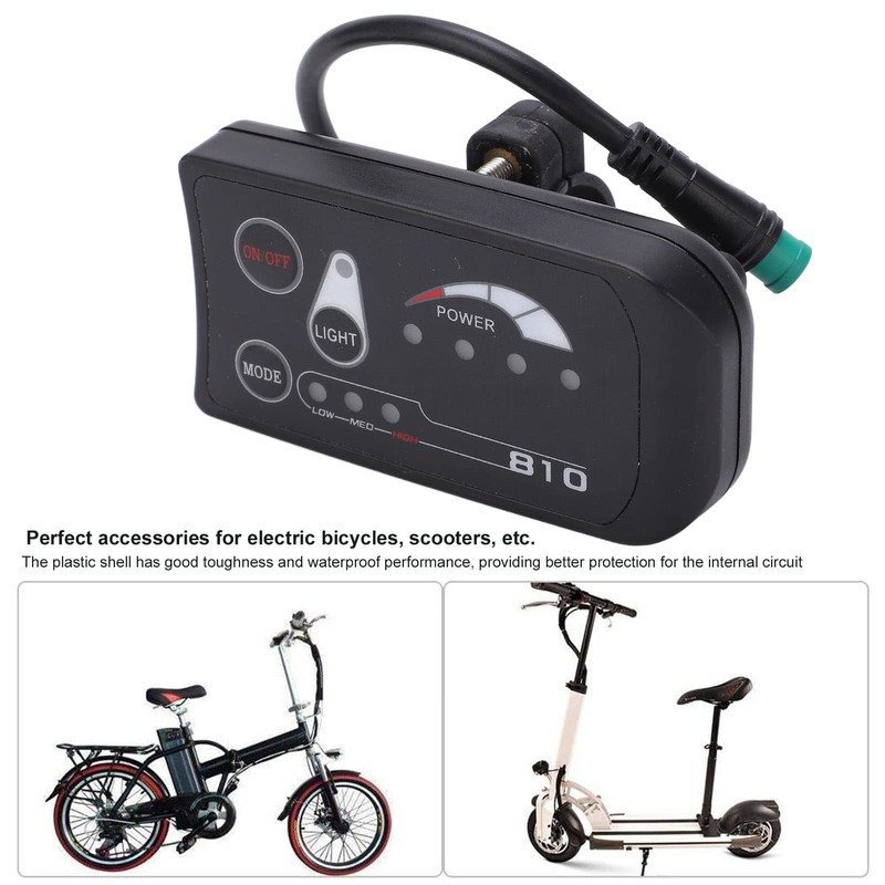 BuyWeek Electric Bike LED Scoreboard 36V 48V LED Scoreboard Electric