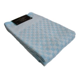 "I Fit" Hotel Type Face Towel, Sax Blue, 13.4 x 31.5 inches (34 x 80 cm), Set of 2, Medium Thick, Gentle and Comfortable Touch (H-FT-SA2))