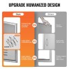 Double Outdoor Kitchen Stainless Steel Flush Mount Door 36W X