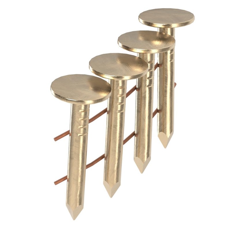 Grip Rite GRCR2DGAL 1" by 15° Galvanized Coil Roofing Nail