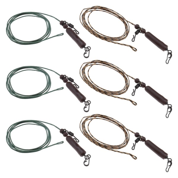 6PCS Pre Rigged Rig Tube Helicopter Chod Hair Rigs Anti