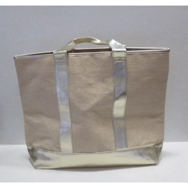 ESTEE LAUDER GOLD SPARKLY TOTE BAG 18.25" x 14" x 5"