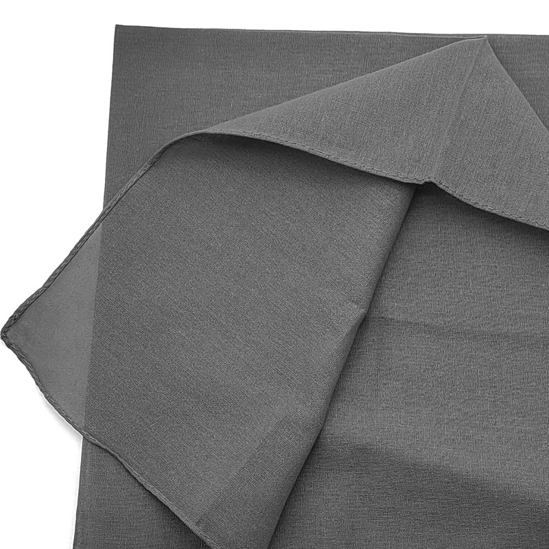 Trifong Bandana, Plain, 100% Cotton, Handkerchief, Triangular Width, Adult, Stylish,