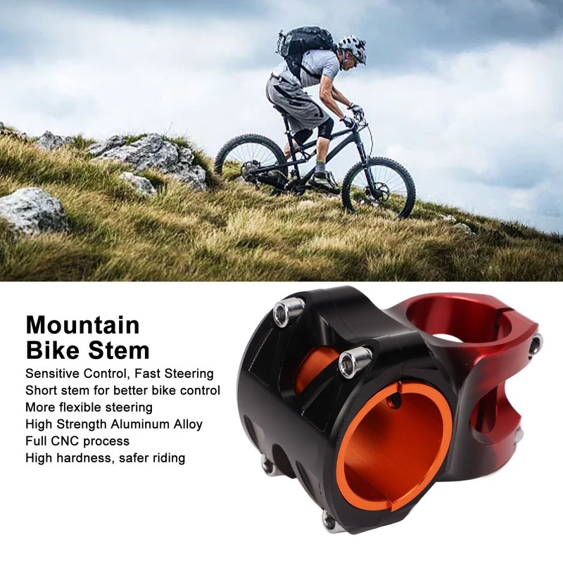 Mountain Bike Stem Aluminium Alloy 31.8x35mm Handle Bar Handlebar Riser