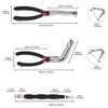 3-Piece Electrical Disconnect Pliers Set – 60° Angled & Straight