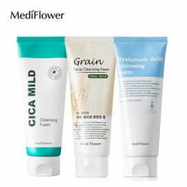 Mediflower 곡물/시카/히알루론산 클렌징폼 4개 골라담기 Select 4 Grain/Cica/Hyaluronic Acid Cleansing Foams
