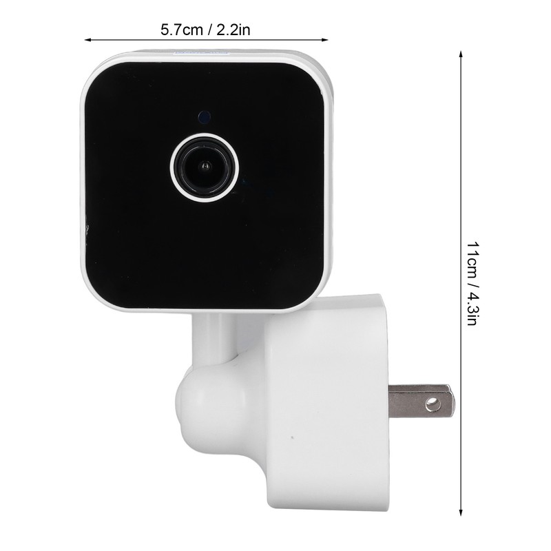 Plug in Smart Security Camera with Clock 1080p Image Night