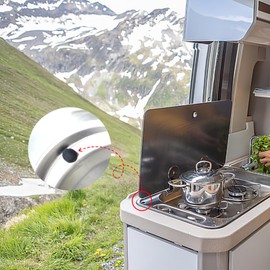 Pack of 8 Cover Caps for Screws Pot Holder Rubbers Suitable for Dometic, Smev and Thetford Hobs, Motorhome Stoves Accessories