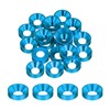 QUARKZMAN M8 Cone Cup Countersunk Washers Anodized Aluminum Seals Cone