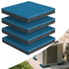 Flehomo Anti Vibration Rubber Pads, 8" x 8" x 3/4"