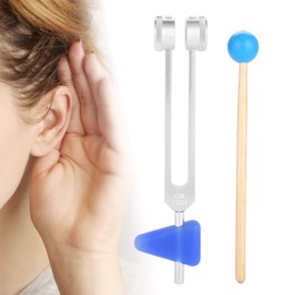 Brrnoo Diapasón, OM 136,1 HZ Kit de Instrumentos de diapasón de aleación de Aluminio ponderado para curación del Sonido Herramientas de Terapia de vib
