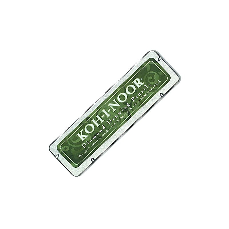 KOH-I-NOOR Mechanical Pencils (Set of 6), Green/Red/Yellow