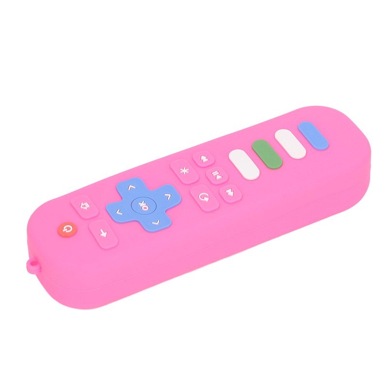 Baby Teether Bag Remote Control Shaped Dustproof Soft Silicone Pacifier