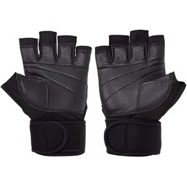 Schiek Sports 530 Platinum Series Weight Lifting Gloves - S/M - Black/Gray