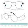 DOOViC 3 Pack Fashion Metal Frame Reading Glasses Blue Light