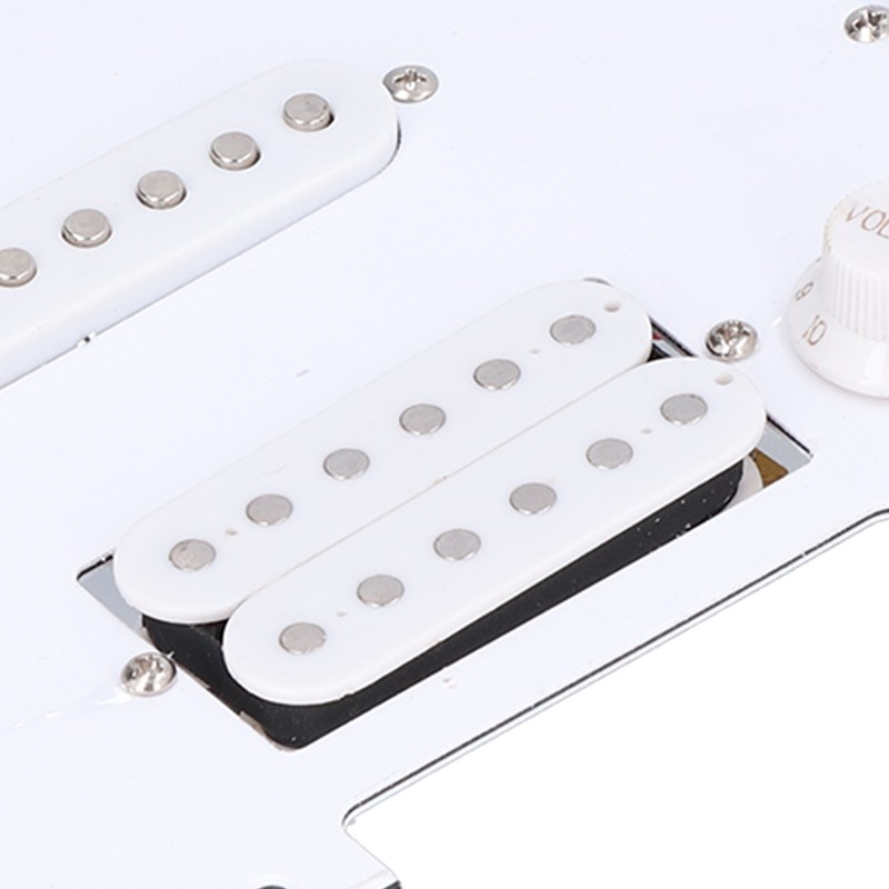 Electronic Guitar Pickguard 11‑Hole SSH Scratch Plate Backplate with Screws