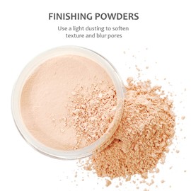 Demure Mineral Makeup, Finishing Powder (Dark), Loose Powder Make Up, Face Powder, Setting Powder Makeup, Professional Makeup.