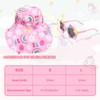 Jupsk Baby Sun Hat and Sunglasses Set Girls Summer Bucket