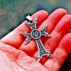 Fashion Jewelry Big CELTIC VIKING CROSS KNOT NORDIC Pendant 925