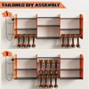 Xankzi Power Tool Organizer with Charging Station Wall Mount, 3