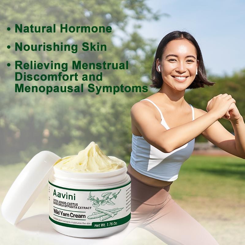 Aavini Organic Wild Yam Cream, All Natural