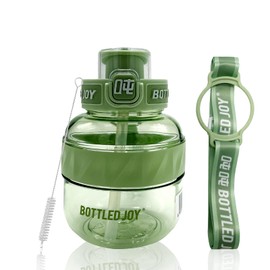 Louis Donné Water Bottle 0.6 L, Sports Water Bottle, BPA-Free, Leak-Proof, Water Bottle, Sports Bottle, Ideal for Bicycle, School, Fitness, Outdoor, Green