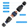 ACEIRMC 6pcs IP68 Waterproof Junction Box, Outdoor Electrical Cable Connector