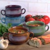 Stoneware 24oz Reactive Glaze Soup Crocks Set of 4: Perfect