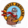 Powell Peralta Bones Brigade Ripper Pilot Skateboard Sticker, Clear