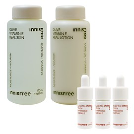 Innisfree Olive Vitamin E Real 2 types (skin + lotion)+ / 이니스프리 올리브 비타민 E 리얼 2종구성(스킨+로션)+