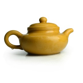 Yxhupot Teapot 8oz Chinese Yixing Clay Genuine Zisha Classics Pot Infusers Kungfu Tea (Yellow)