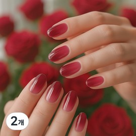 Itemshop Prisangcom Gel Nail Strip Sticker, Prisangcom 027, 2 pcs / 잇템샵 프리상콤 젤네일 스트립 스티커, 프리상콤027, 2개