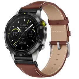 KoGiio QuickFit Strap 26 mm for Garmin Descent Mk3i 51 mm/Tactix 7 AMOLED/Epix 2 Pro 51 mm/Fenix 7X Pro Solar/7X/6X (GPS/Pro/Sapphire GPS)/5X (Sapphire/GPS), Leather Watch Straps Replacement Strap –