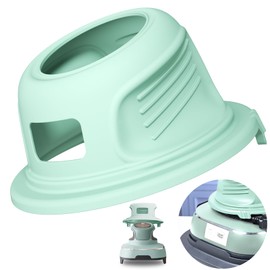 Silicone 2-in-1 Cord Organizer & Protective Case for Ninja Crispi Air Fryer FN101 Stores Cords,Organizes for Ninja Crispi Accessories,Shields Appliance Exterior & Keeps Kitchen Tidy & Secure (Green)