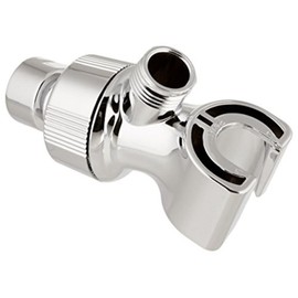 Delta Faucet U3401-PK Adjustable Shower Arm Mount, Chrome, 0.5