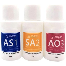 Peeling Solution Hydra Facial Serum, Wasser Peeling Hydrofacial Skincare Feuchtigkeitscreme Reinigungsserum, 3er Set Facial Konzentrat, Aqua Peel konzentrierte Lösung (3x30 ml)