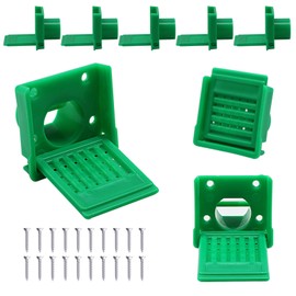 WTETMYL 8 Pcs Bee Hive Entrance Reducer, Portable Beehive Entrance Reducer, Green Square Bee Hive Mouse Guards, Entrance Gate Bee Supplies for Beekeepers Beekeeping Tool