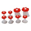 Jelly Therapy Spa Separadores Dedos Silicón Flor Roja