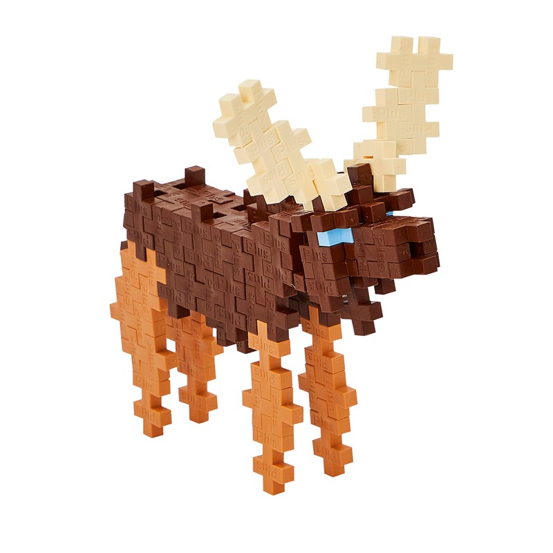 Plus-Plus 9604288 Ingenious Construction Toy, Elk, Creative Building Blocks Tube,