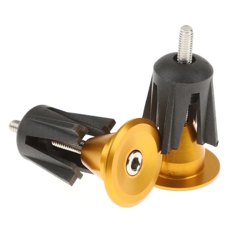 [Unbranded item] Aluminum Automobile Handle Bar Grip Cap End Plug