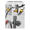 Bicycle Wheel Rotating Stand with Dial Indicator, Professional Bicycle Wheel