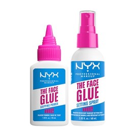 Nyx Professional Makeup, Face Glue Primer Hidratante  Fijador de Maquillaje, prolongan el maquillaje hasta 24H, resistentes al agua y a...            