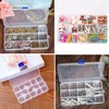Pack of 6 Folding Boxes, Small Storage Basket Organiser, Stackable