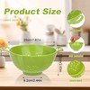 4 Pack Small Colander for Kitchen Mini Plastic Strainer Dish