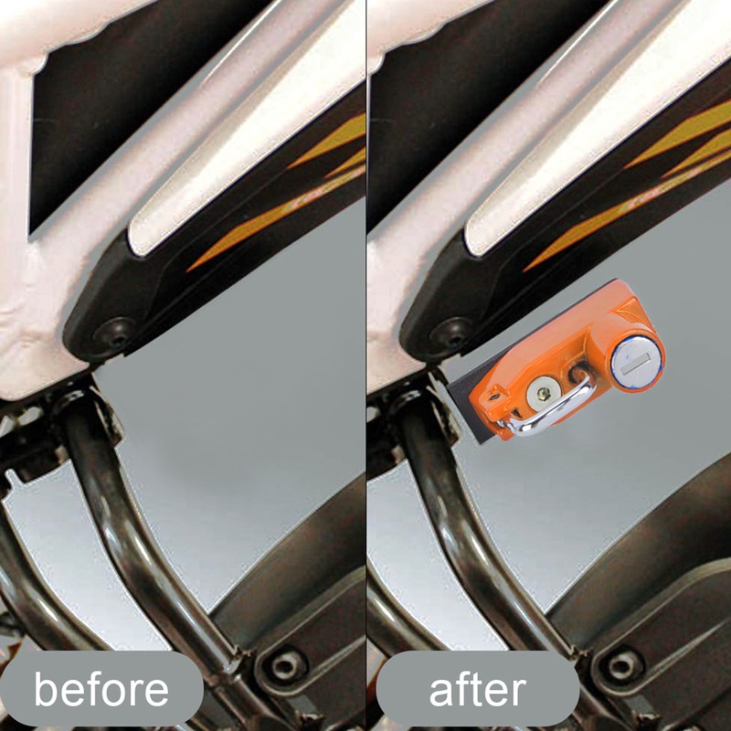 Motorcycle Modification Aluminum Alloy Helmet Lock Mount Hook Fit for